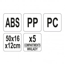 YG-07080 YATO GASTRO Container 5 segmente pentru b..